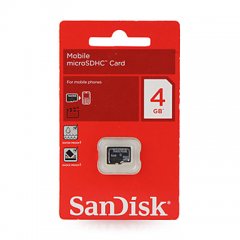 SanDisk MicroSDHC 4 Gb 4 Class