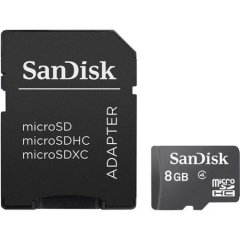 SanDisk MicroSDHC 8 Gb 4 Class