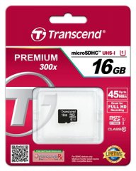 Transcend MicroSDHC 16 Gb 10 Class Ultra