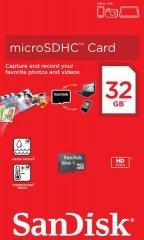 SanDisk MicroSDHC 32 Gb 4 Class