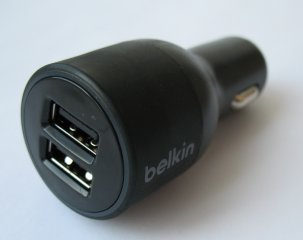 Автомобильное зарядное устройство Belkin 2 Ports 20Watt